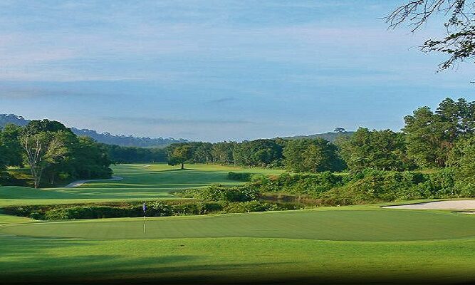 Blue Canyon Lakes 18th Hole Blue Canyon Lakes Course